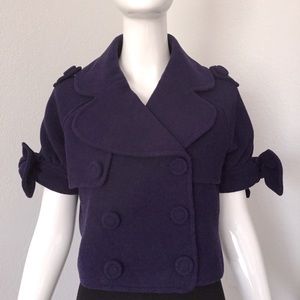 Ports 1961 Navy Blue Double-Breasted Jacket